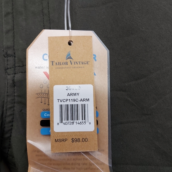 Taylor Vintage Commuter Stretch Khaki  slim fit pants - Picture 7 of 13